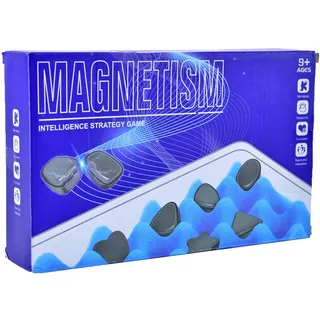 KÖGLER Magnetisches Schachspiel mit Schwammschachbrett, Magnet-Spiel für die ganze Familie, 1 bis 4 Spieler, für Kinder & Erwachsene