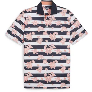 Puma Pique Garden Poloshirt Herren 01 deep navy/melon punch M