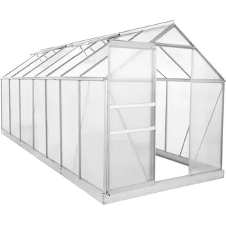 Zelsius Gewächshaus Alu HKP 6 mm 8,2 m2 inkl. Fundament