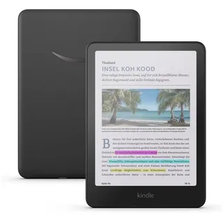 Kindle Amazon Kindle Colorsoft 16GB (neueste Generation) E-Book (7", 16 GB, Farb-Display und Frontlicht mit verstellbarer Farbtemperatur) schwarz
