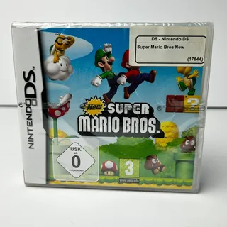 Nintendo DS | New Super Mario Bros | PAL | Multi Language Cover | Sealed