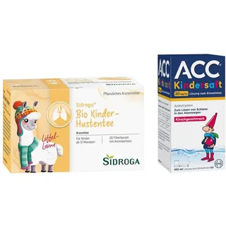 Sidroga Bio Kinder-Hustentee + Acc Kindersaft
