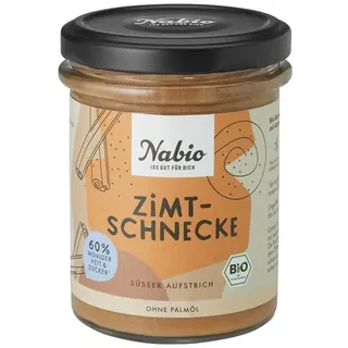 NABIO | Süßer Aufstrich Zimtschnecke I vegan und ohne Palmöl I (1 x 175g)