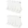 Tennissocken 12er Pack Weiß 39-42