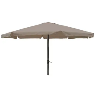 Mojawo Sonnenschirm Ø 4m mit Kurbel in Taupe