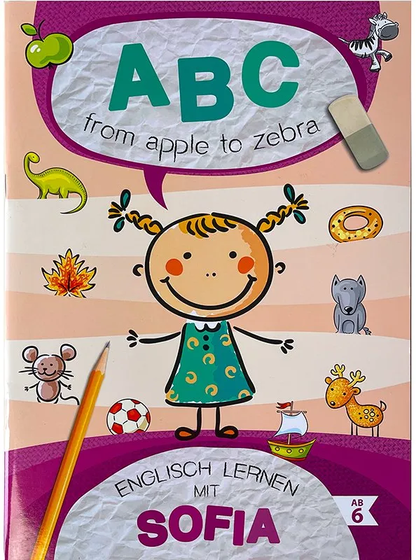 Lernbuch: ABC from apple to zebra - Englisch lernen mit Sofia