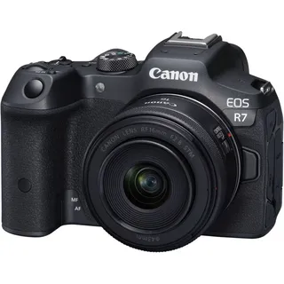 Canon EOS R7 + RF 50 mm F1,8 STM + Objektivadapter EF-EOS R
