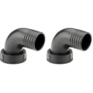 Oase Verbindungsbogen 2"/90° Bitron - PE-Verbindungsbogen, für UVC Vorklärgeräte Bitron C 36 W bis 110 W und Bitron Eco (Packung mit 2)