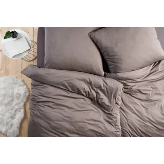 taupe 135 x 200 cm + 80 x 80 cm