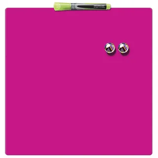 NOBO Weißwandtafel, quadratisch, (B)360 x 360 mm, Pink,