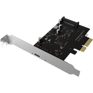 Icy Box IB-PCI1901-C32 1+1 Port USB 3.2 Gen 2x2-Controllerkarte USB-C® (USB 3.2 Gen 2) PCIe
