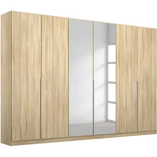 271 x 210 x 54 cm Eiche Sonoma Nachbildung mit Spiegel und Comfort-Zubehör