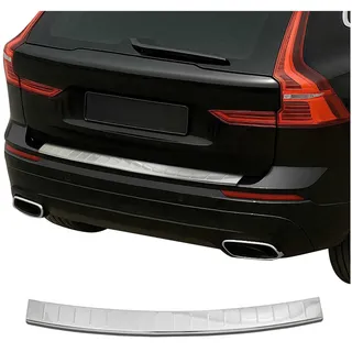 OMAC Ladekantenschutz Stoßstangenschutz kompatibel mit Volvo XC60 2017-2025 Edelstahl Silber