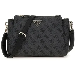 GUESS Umhängetasche Noelle II Tri Comp Crossbody Bag Coal Logo
