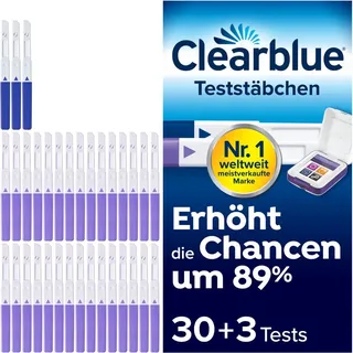 WICK Clearblue Fertilitätsmonitor Teststäbchen 30+3