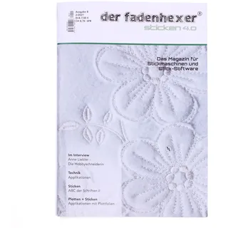 sticken 4.0 - Das Magazin für Stickmaschinen und Sticksoftware 2/21
