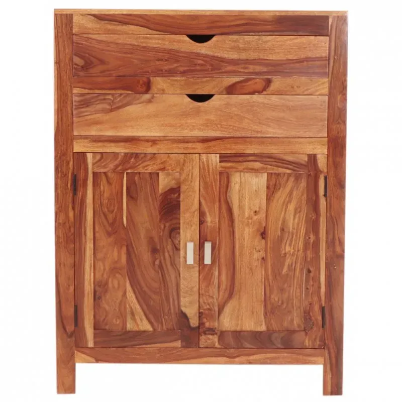Kommode Amba 90x120x45 aus indischem Sheesham-Massivholz
