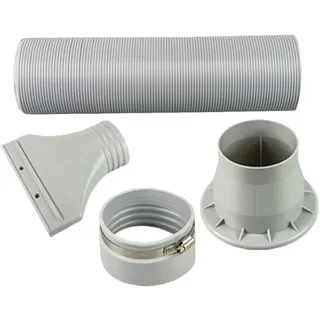 Flacher Fenster-Abluftschlauch-Adapter Für Tragbare Klimaanlage Und Trockner, Abluftschlauch Adapter Fenster, 22 x 25 cm (1 set)