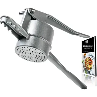 Thiru Spätzlepresse Kartoffelpresse mit Auflagerasten - Spätzle, Kartoffeln, Saft, Knöpfle, Made in Germany