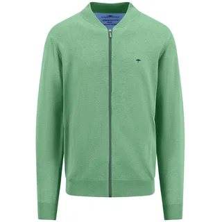 Fynch Hatton FYNCH-HATTON Strickjacke mit Reißverschluss grün