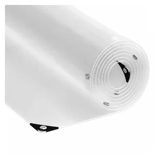 vidaXL Transparente Plane mit Ösen 3x5 m PVC