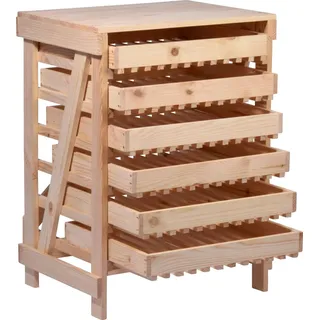 Dobar Kartoffel- & Obsthorde (L x B x H: 51 x 40,5 x 70,5 cm)