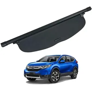 Auto Einziehbarer Laderaumabdeckung Kofferraum für H.o.n.d.a CR-V CRV 2017-2022, Schwarz Schutz Der Privatsphäre Abdeckung Hutablage Cargo Cover, Ausziehbar Kofferraumabdeckung Rollo