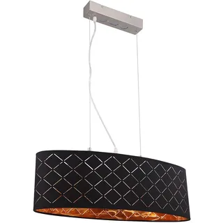 GLOBO Stanzungen 3-flg. 65 cm schwarz gold