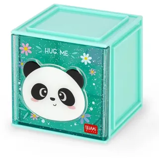 Legami Erweiterbare Schreibtischbox Cutie Cube Panda Hug Me
