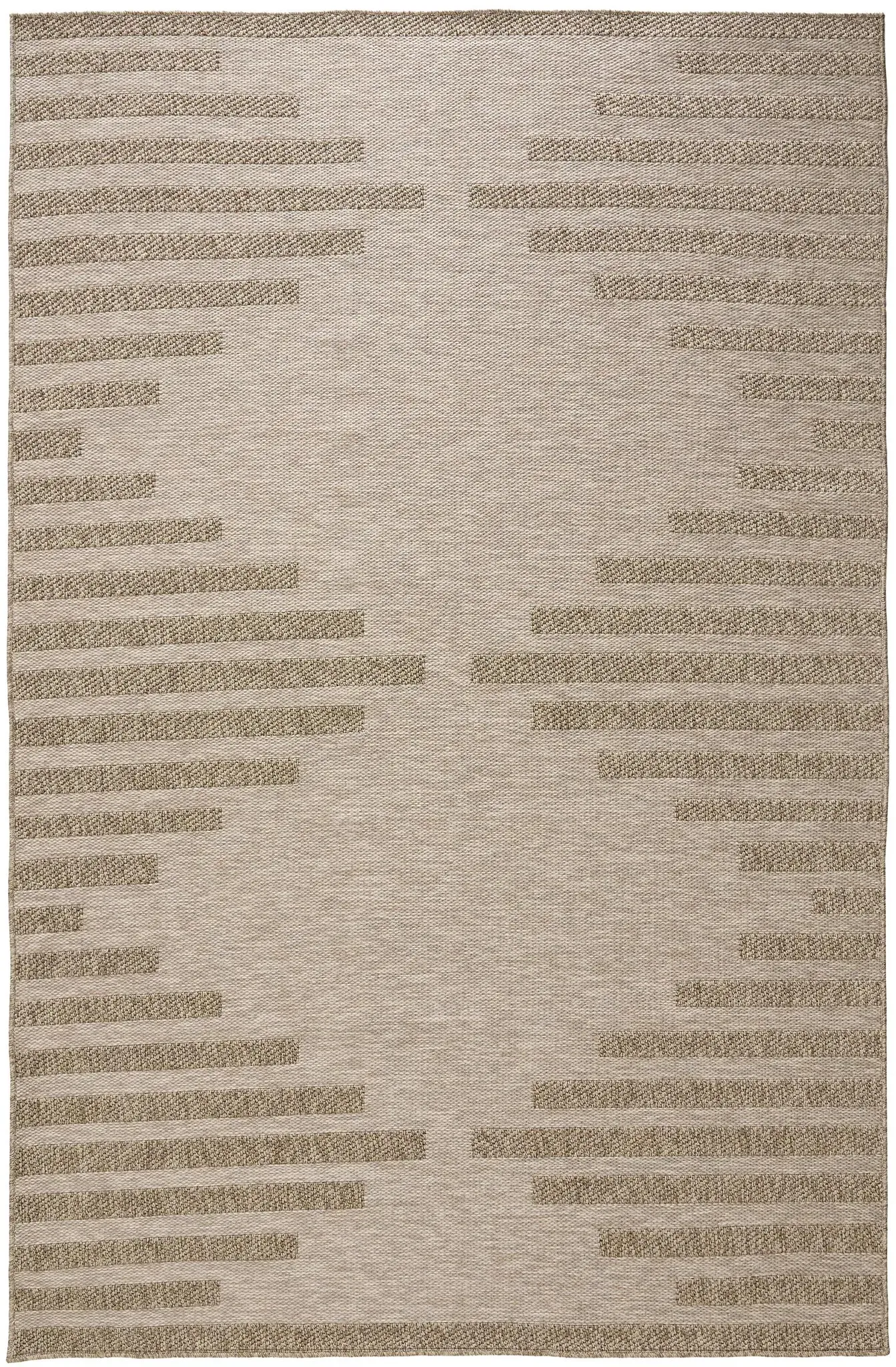 benuta Nest In- & Outdoor-Teppich Naoto Beige 160x230 cm - Teppich für Balkon, Terrasse & Garten