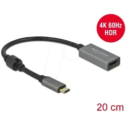 DELOCK 66571 - Adapter, aktiv, USB-C Stecker > HDMI Buchse, 4K 60Hz