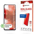 DISPLEX Panzerglas (10H, 2D) für Samsung Galaxy S23 FE, Eco-Montagerahmen, kratzer-resistent