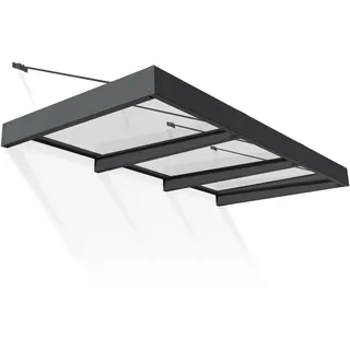 CANOPIA Vordach Sophia XL 280 x 140 cm grau