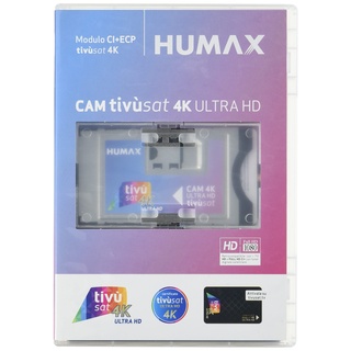 Humax - Tivùsat 4K Ultra HD CAM mit CI+ECP-Schnittstelle, Karte inklusive, rückwärts kompatibel mit CI Geräten