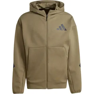 Adidas Z.N.E. Reißverschlusspullover Olive Strata S