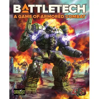 BattleTech Game of Armored Combat 40th Anniversary by Catalyst Game Labs, Strategie-Brettspiel, für 2 Spieler und ab 14 Jahren