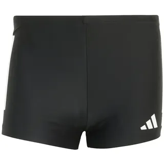 adidas 3-Streifen 2-Inch Boxer-Badehose Black / White M
