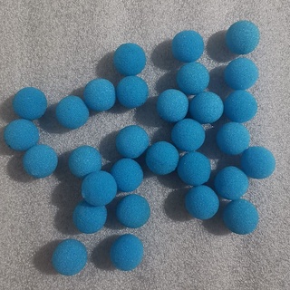 VIHEEVA [Magische Requisiten] 50 Stück/Los, 2,5 cm, superweiche Schwammbälle (blau), Schaumstoffbälle, farbige Zaubertricks, erscheinende Magie, Bühne, Straße, Gimmick, Illusion, Comedy-Requisite,