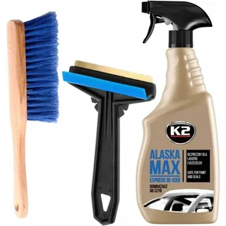 K2 Alaska Auftauflösung + Wandschaber Fensterauftaubürste