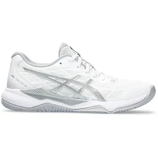 Asics Damen Gel-Tactic 12 Sneaker, Weiss/REINSILBER, 38
