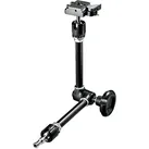 Manfrotto 244RC Magic Arm mit Kameraplatte, Stativ Zubehör, Schwarz