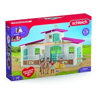 Schleich Horse Club Reitzentrum, Spielfiguren-Set mit 75 Elementen inklusive 1 Pferd, ab 5 Jahren