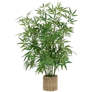 Atmosphera Créateur d'intérieur Künstliche Bambuspflanze 100 cm | grün