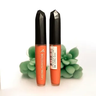Manhattan Lasting Perfection Liquid Matte Lip Color, Fb. 350 Coral Sass, flüssiger Lippenstift, ultra-matt, 5,5 ml
