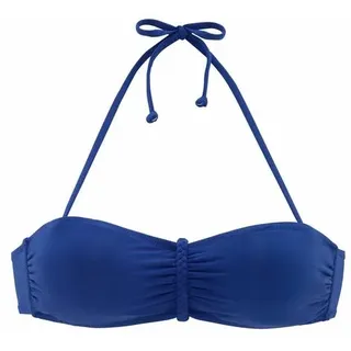 Buffalo Bandeau-Bikini-Top Damen blau Gr.38 Cup A/B