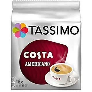 TASSIMO Costa at Home Americano, Large Cup Size - (2 x 16 Drinks)