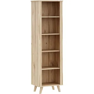 Forte Wandregal »Vankka Regal«, (B/H/T 59,7/201,5/41,7 cm), Regal, Holzfüße, 5 offene Fächer, Einlegeböden variabel einsetzbar
