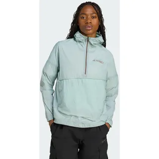adidas Terrex Xploric Wind Anorak Jacke - Semi Flash Aqua - L