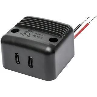 ProCar Aufbau-Power USB-C Doppelsteckdose PD/QC max 2x 30 W 12 V, 24 V