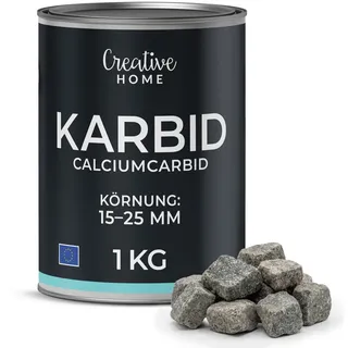 Creative Home Karbid 1kg Reines Calciumcarbid für Garten und technische Anwendungen